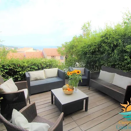 Joli T2 Neuf Dans Residence Calme Vue Mer Parking Apartment